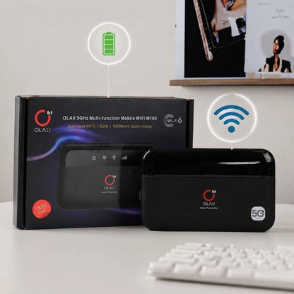 Routeur WiFi 5G OLAX M100 avec power bank intégrée - vue principale